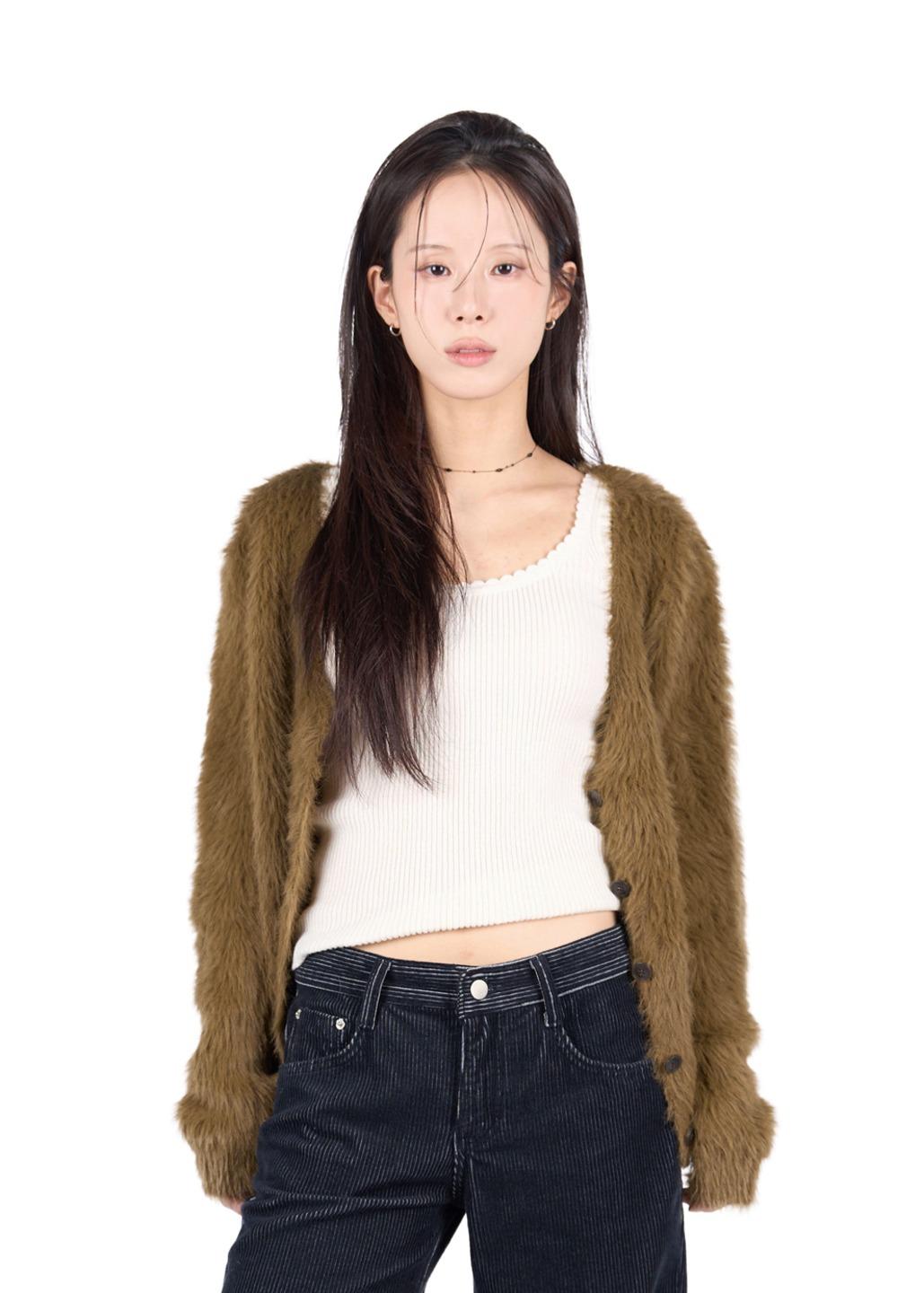 FUR BLOOM CARDIGAN*10일 소요*