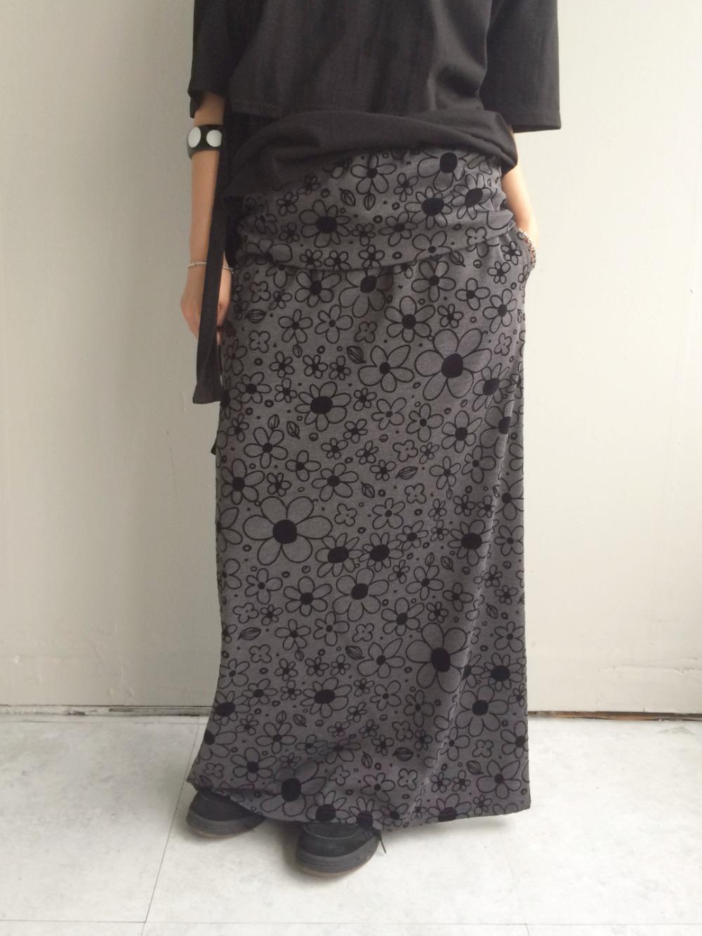 folding bloom long skirt 폴딩 블룸 롱스커트