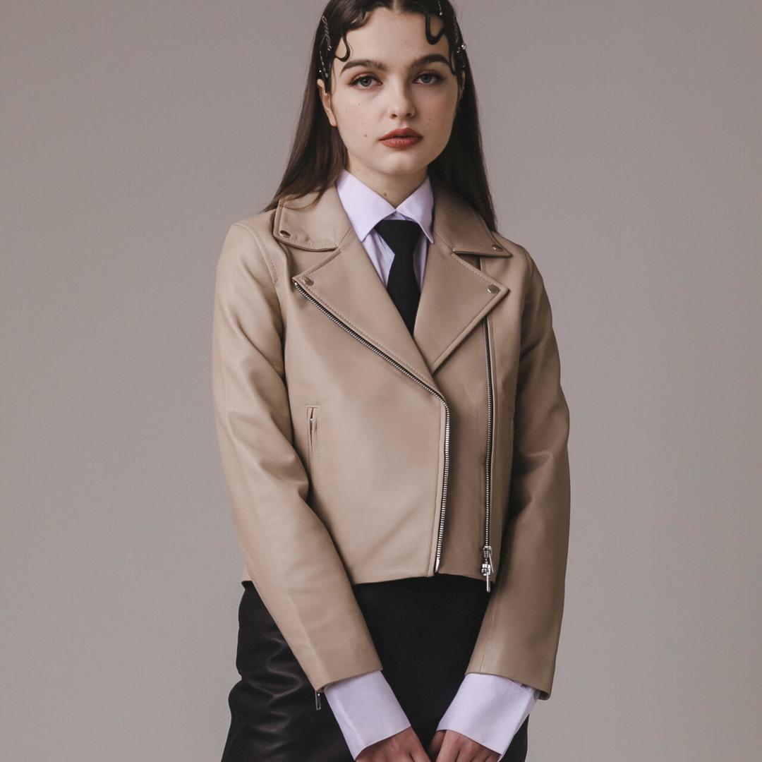 LAMBSKIN STANDARD RIDER JACKET-BG