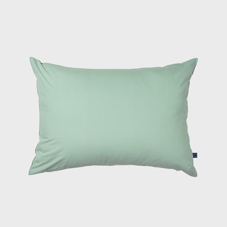 GR002 민트크림 솔리드 베개커버 (코튼)