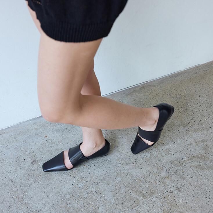 HOV cutout loafer_black