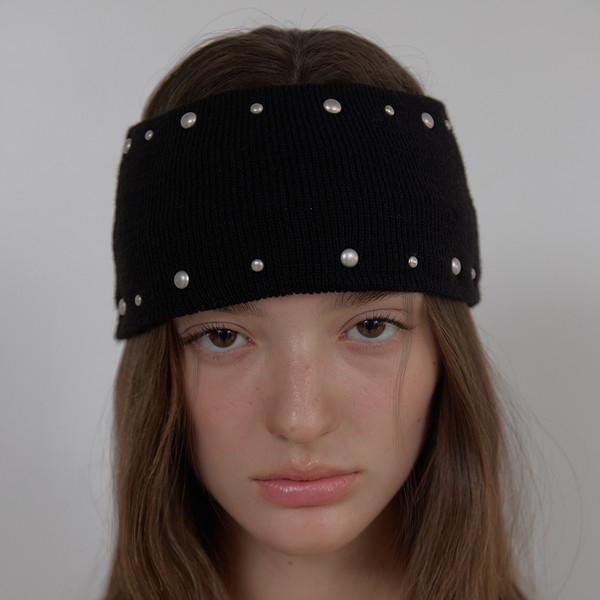 STUD HEADBAND (BLACK)