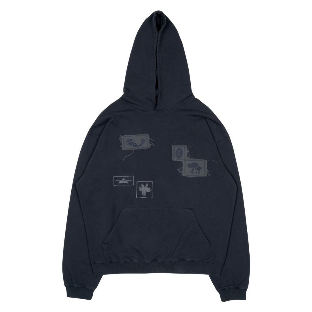TCM fossil hoodie (navy)