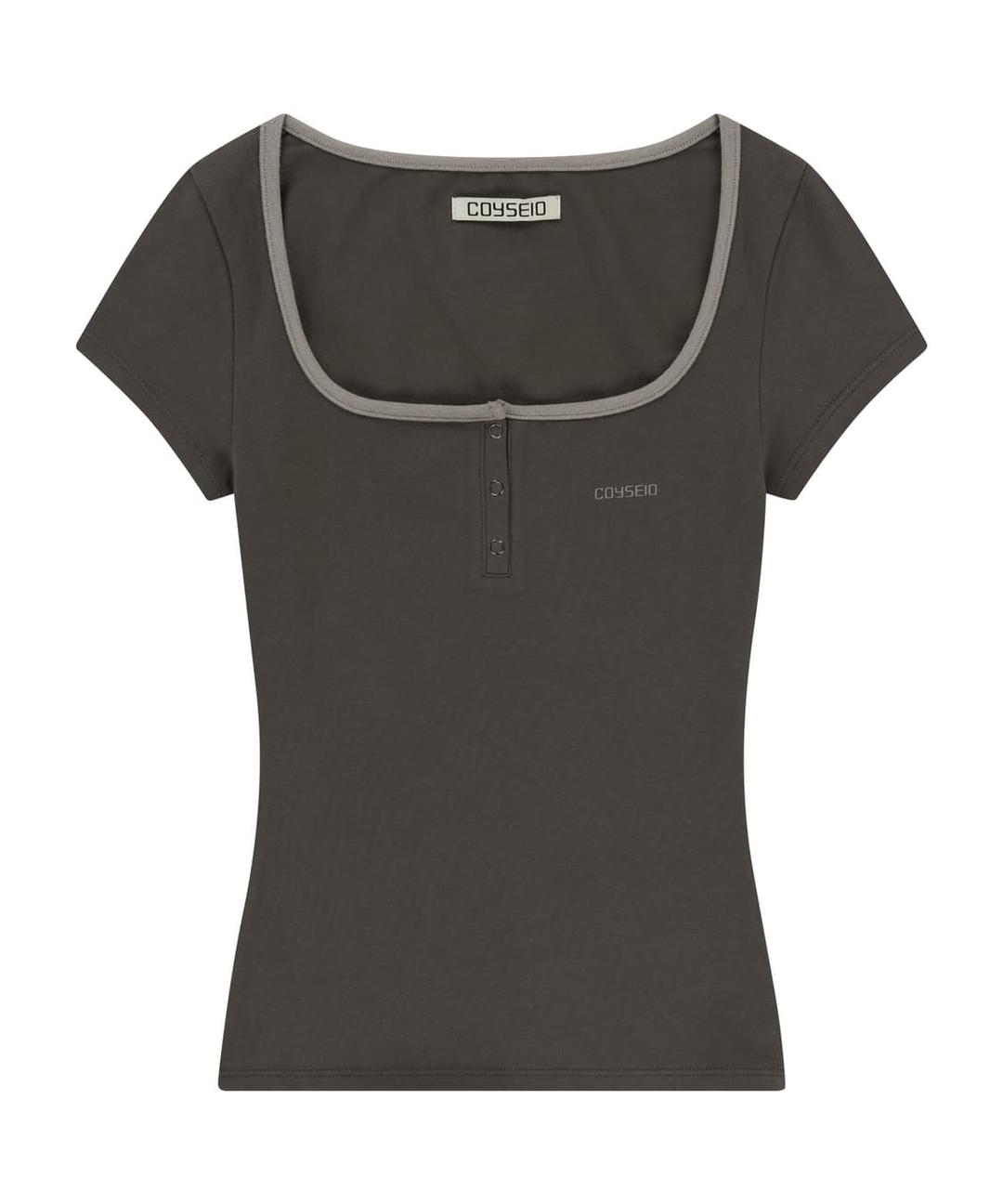 코이세이오 반팔티 PRONG SNAP MINI LOGO TEE ASH  | 후루츠패밀리