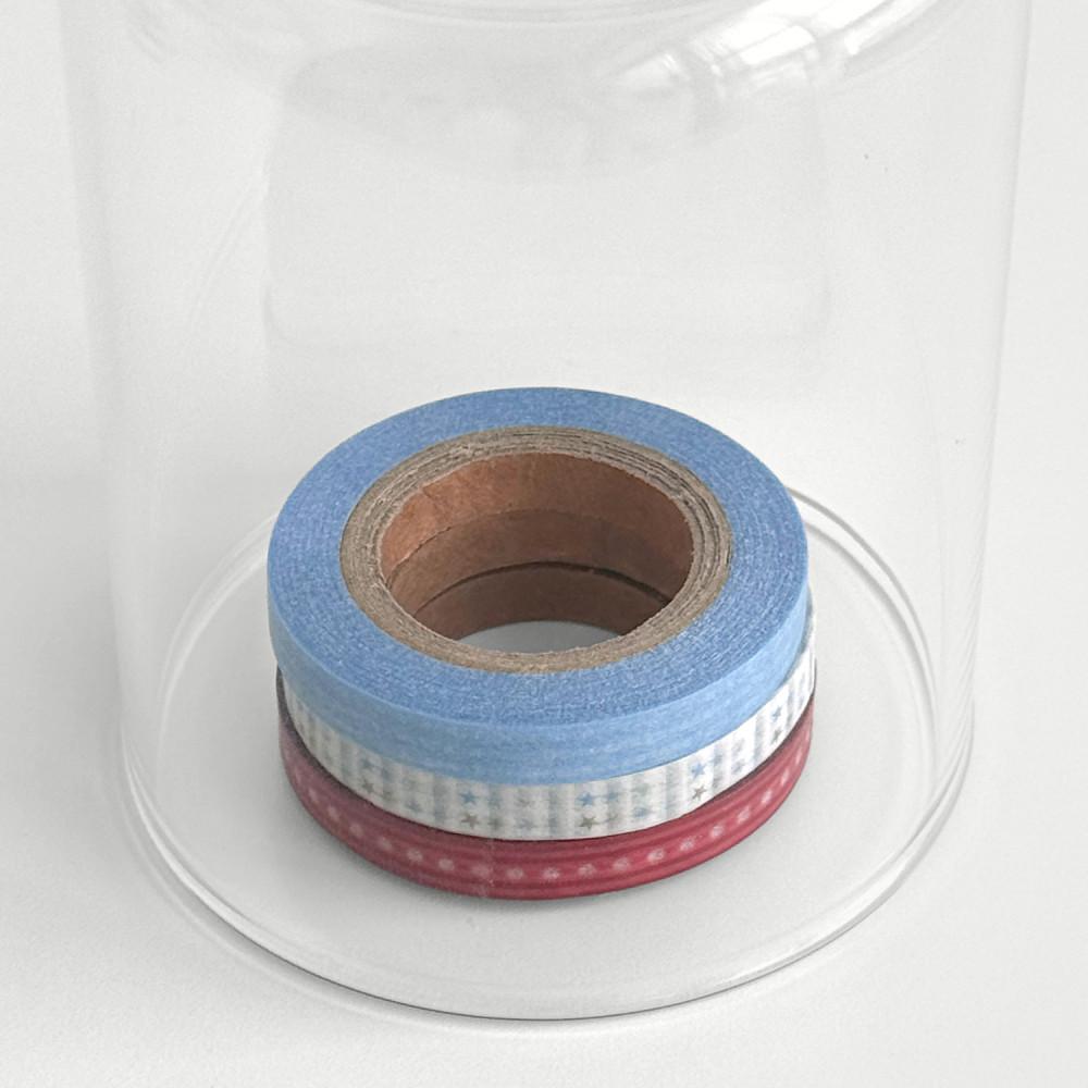 masking tape 034 심플 패턴 컬러 슬림 다꾸 마테 마스킹테이프 세트