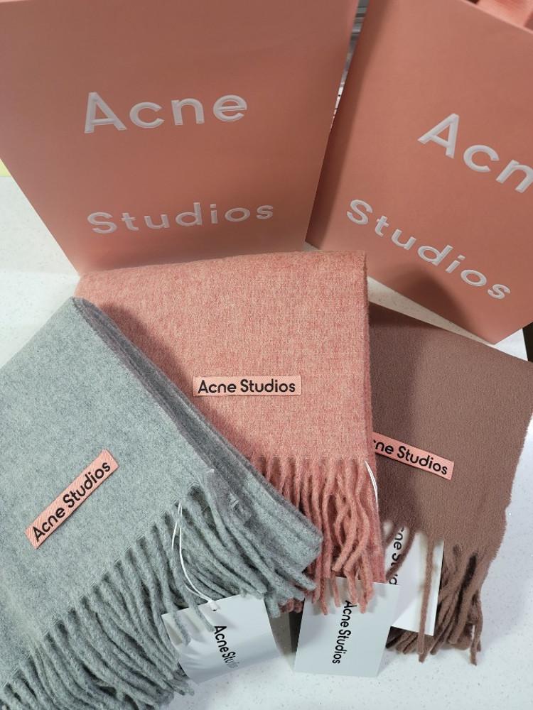 (쇼핑백포함) 22FW 아크네스튜디오 캐나다 내로우 머플러 8컬러
