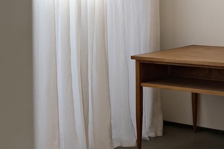 [맞춤]퓨어 린넨 실키 커튼(민주름/나비주름) 커튼 2color