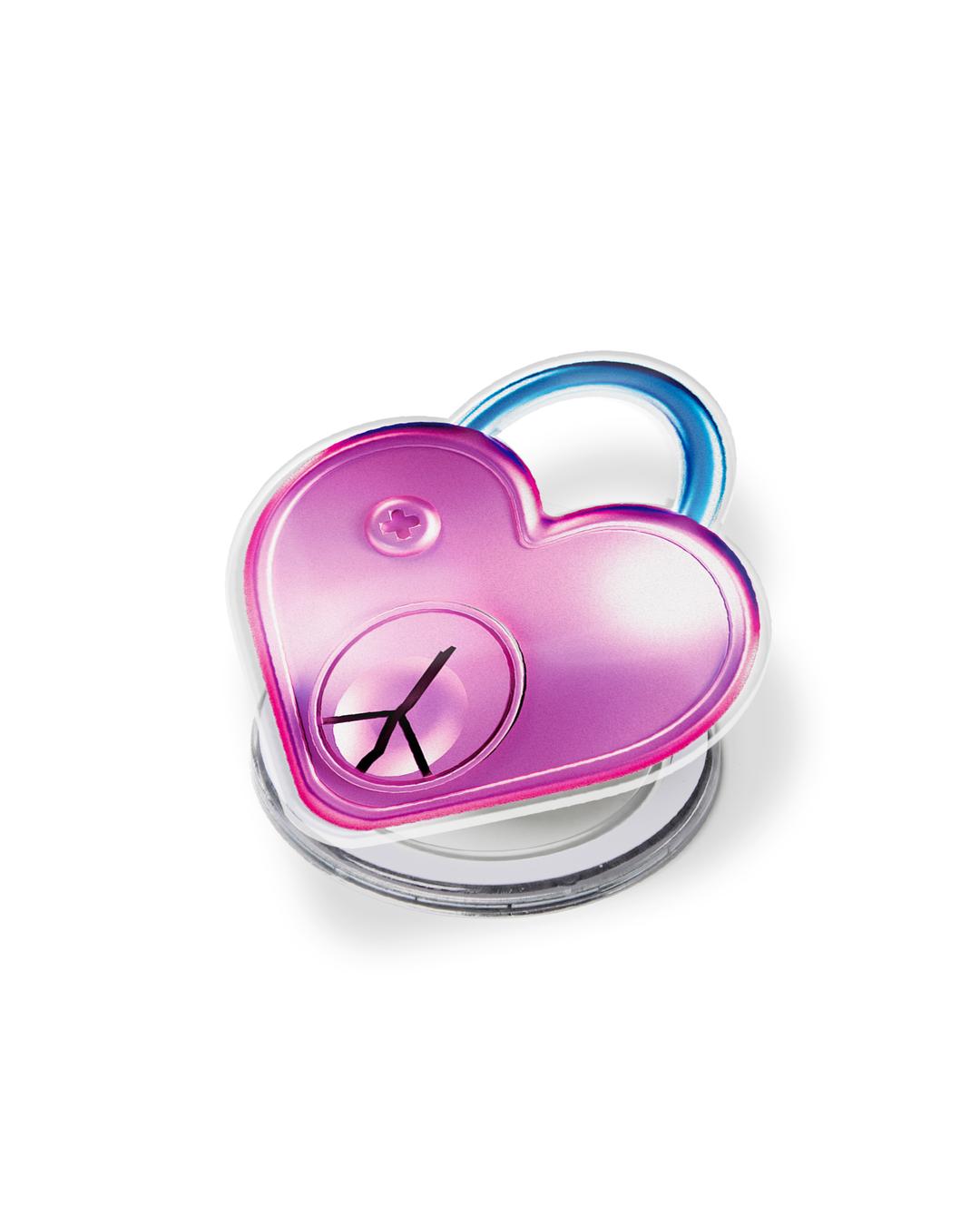 LOVE,PEACE LOCKER EPOXY TOK_#PINK