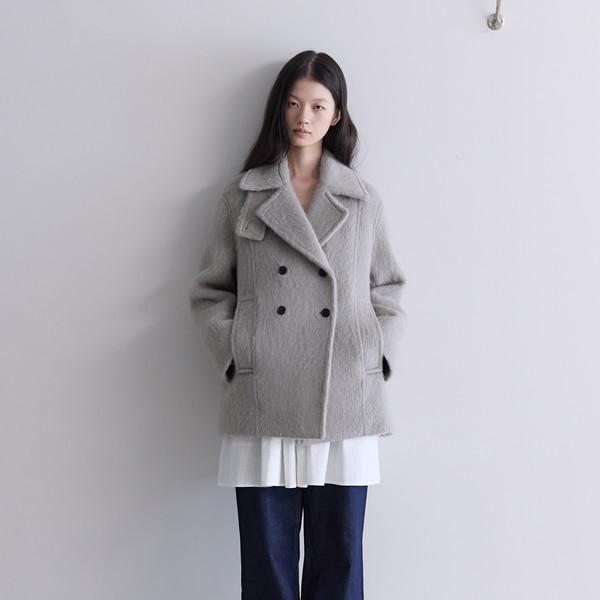 ALPACA HALF BALMACAAN COAT_LIGHT GRAY