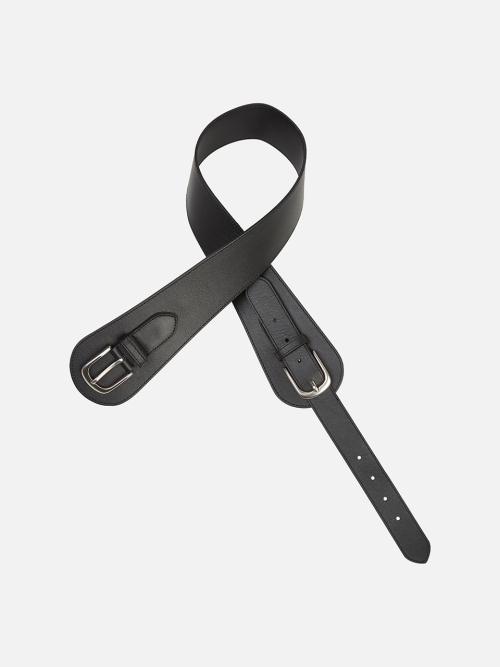 BUCKLE CURVE BELT / BLACK