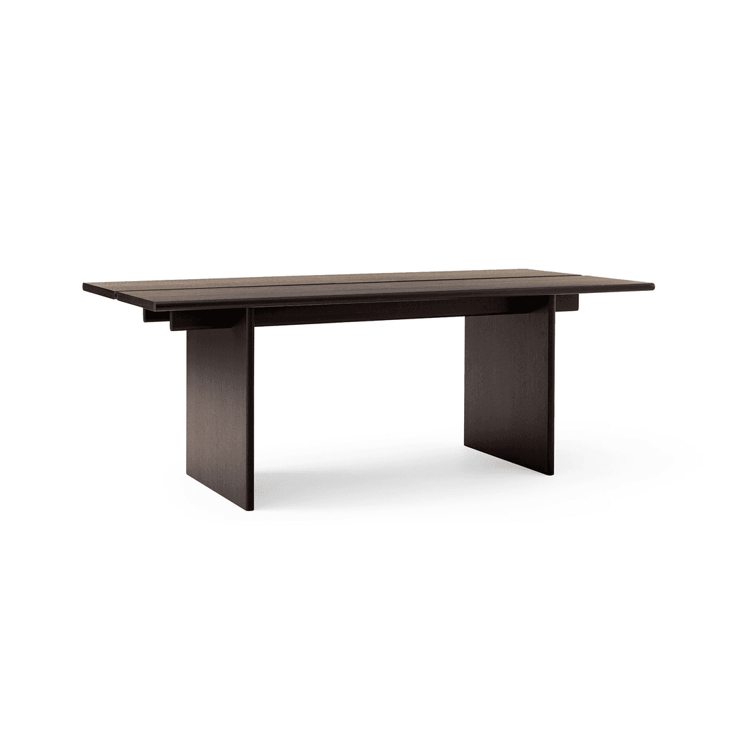 이타 OS1 다이닝 테이블 95x200 cm, Dark stained oak