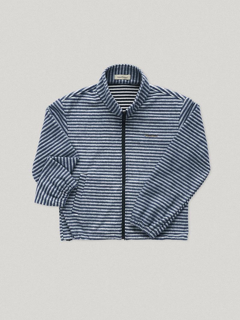 Blue Striped Director Regular Fleece Jumper
