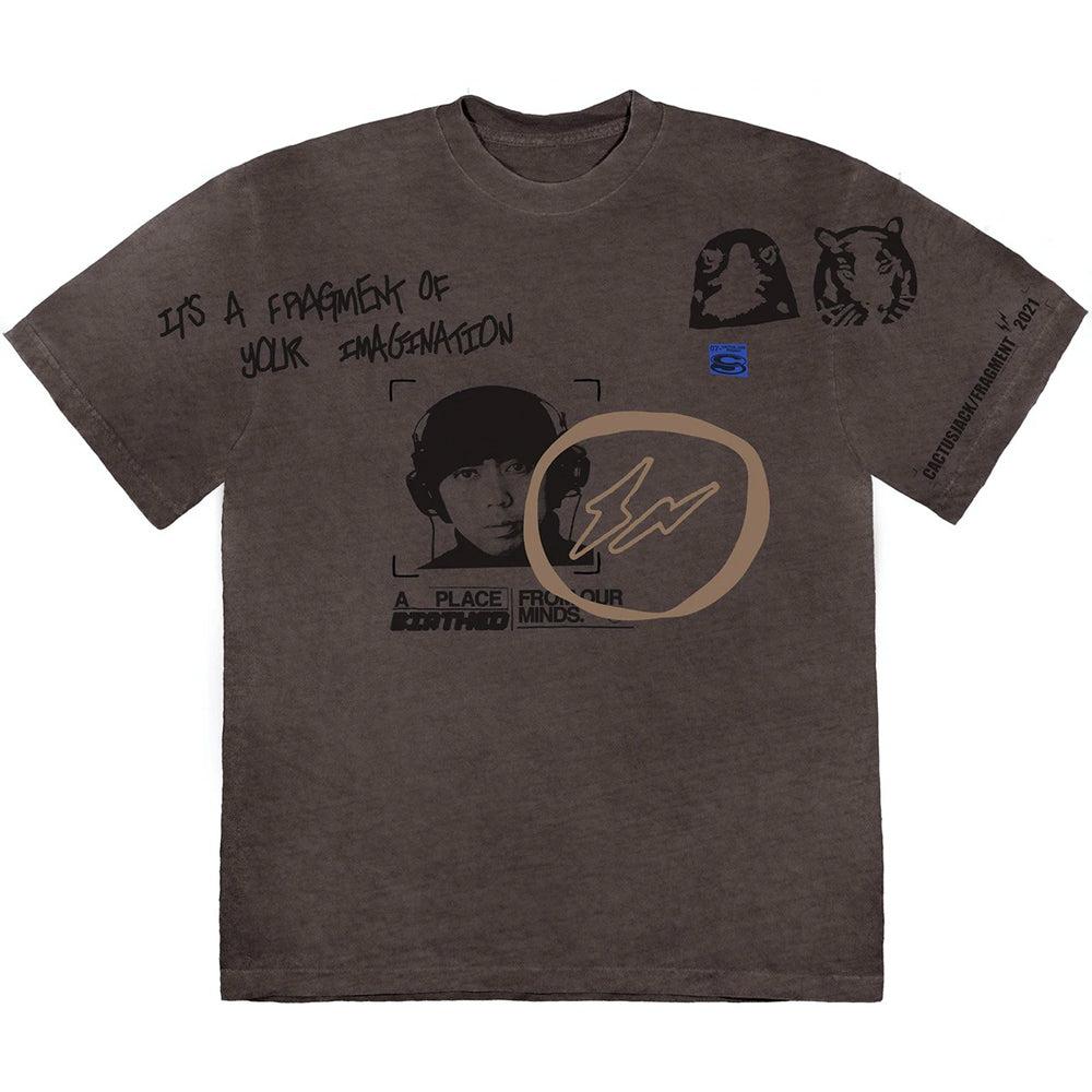 Travis Scott Cactus Jack For Fragment Hiroshi Tee Brown Pepper - S