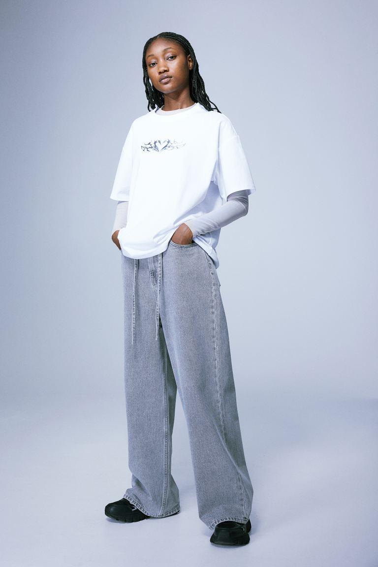 Oversized printed T-shirt