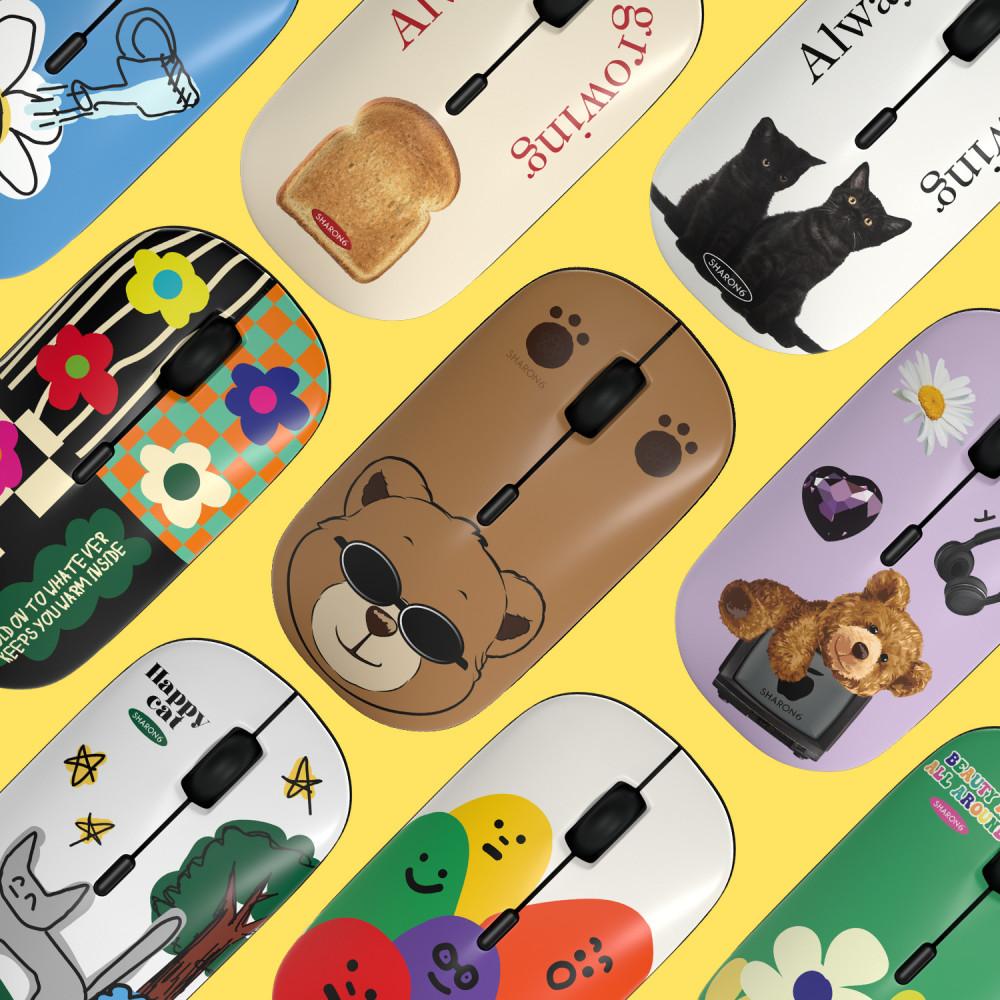 샤론6 노트북 무소음 무선 마우스 : 샤론6