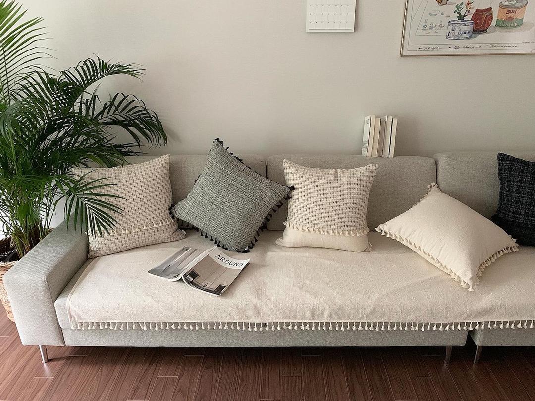 [MADE]크림슨 테슬 쇼파 쓰로우(2size) 4차 리오더 오픈