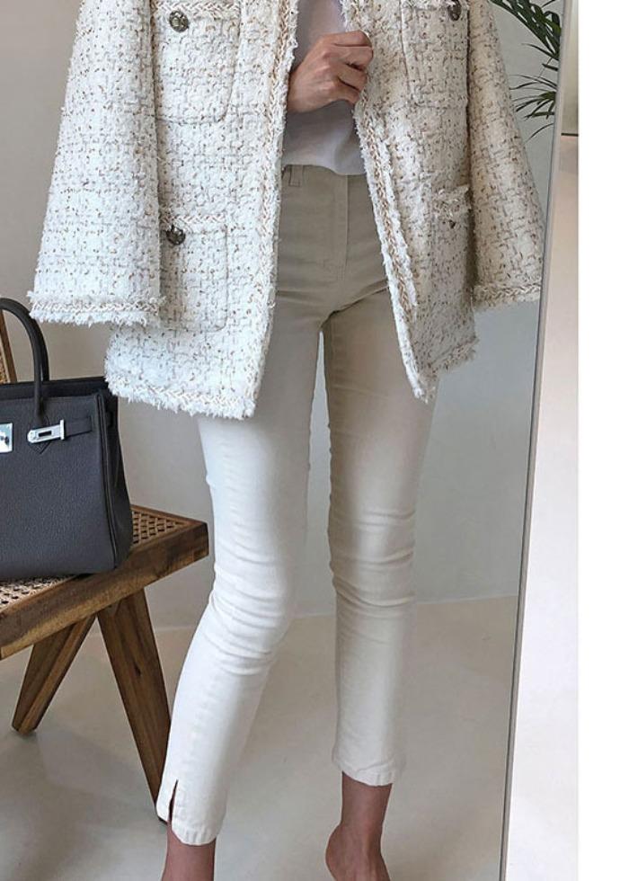 옆밑단트임PT - [화이트 크림 연그레이 핑크 블랙 / 26-30] - 주문폭주!