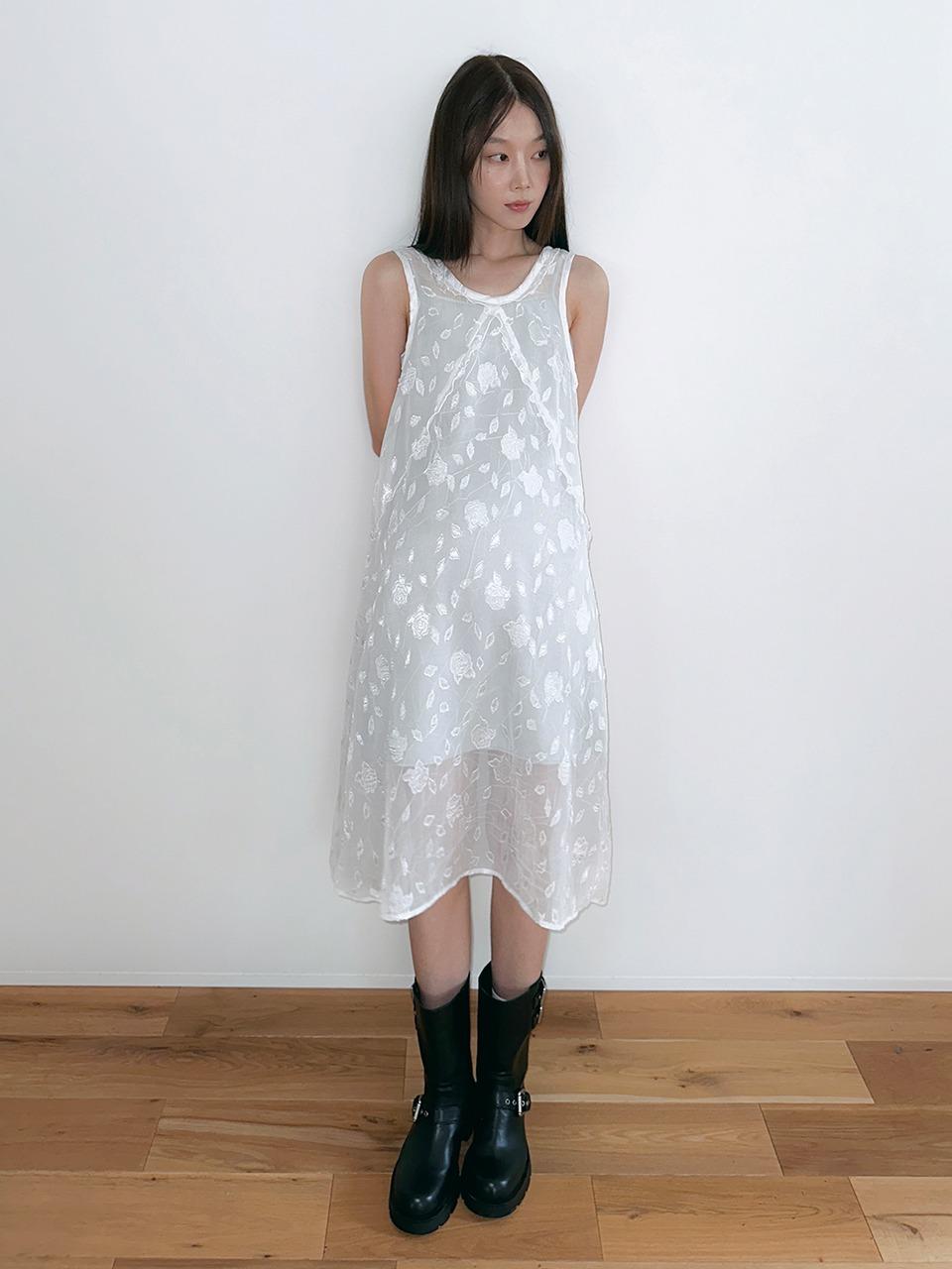 [5/7 예약 발송] ROSY LAYERED ONE-PIECE (WHITE)