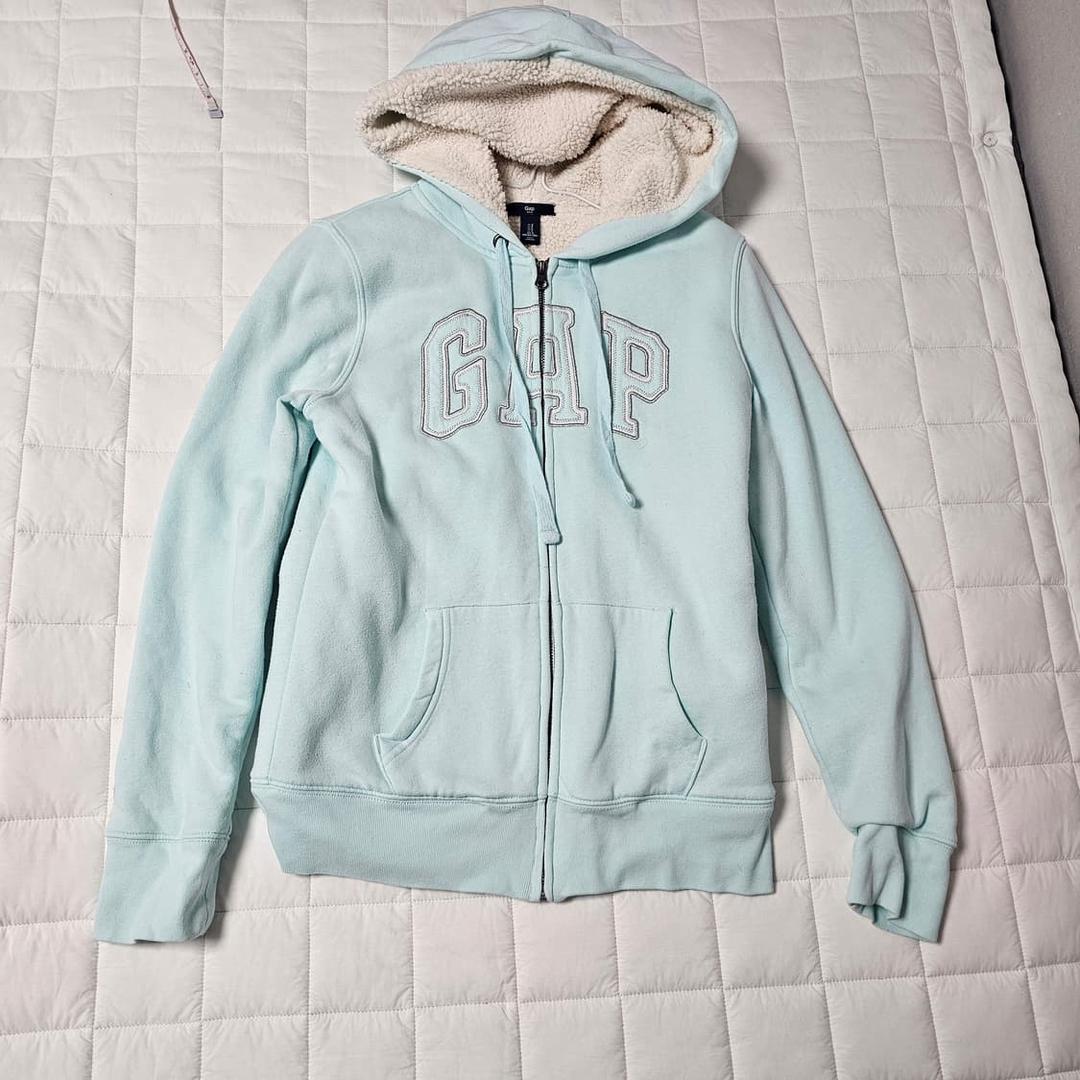 갭 민트 후드집업 양털 165 | 후루츠패밀리