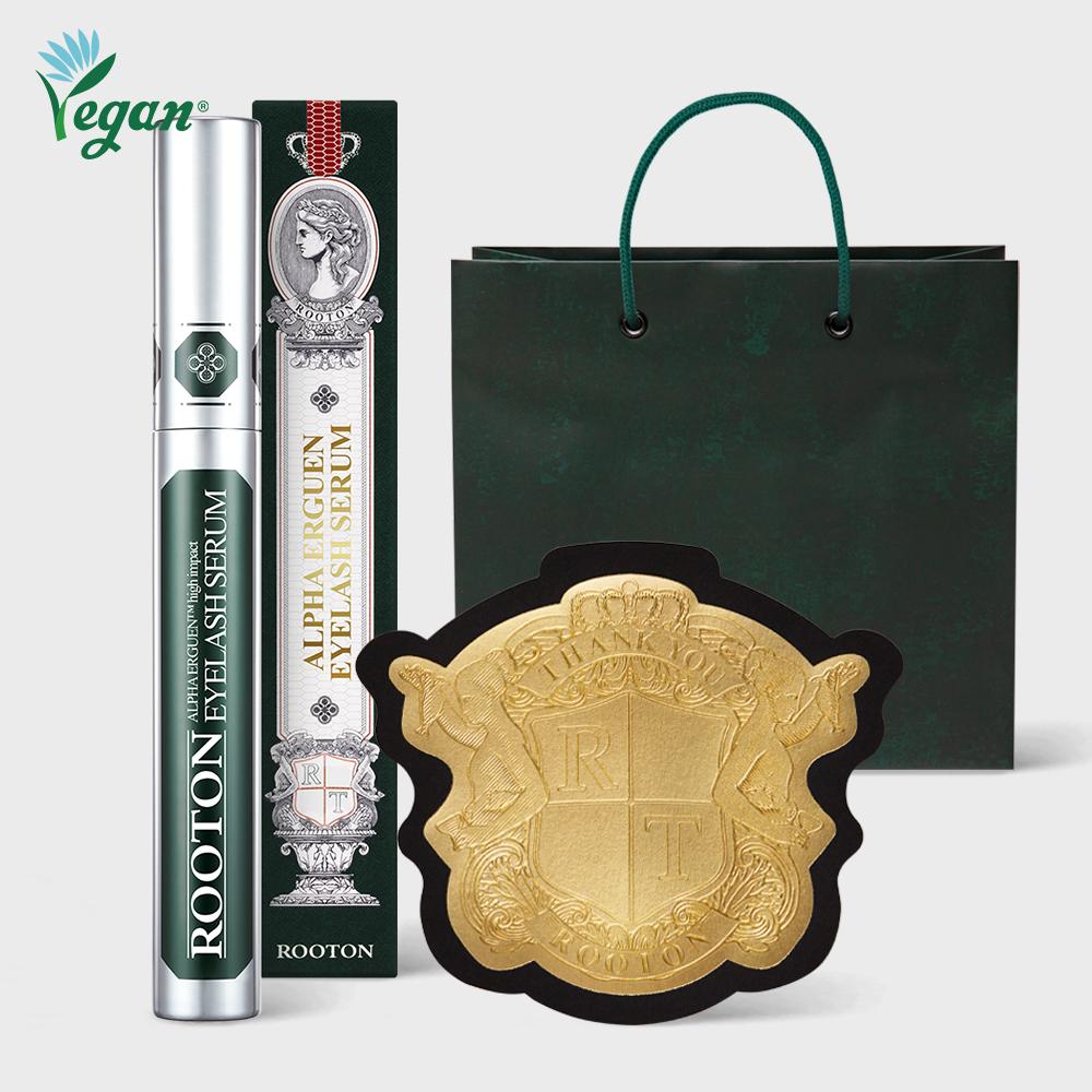 [단독+포장] 루톤 여성 피부용 알파에르겐 천연 아이래쉬 세럼 속눈썹영양제 5ml