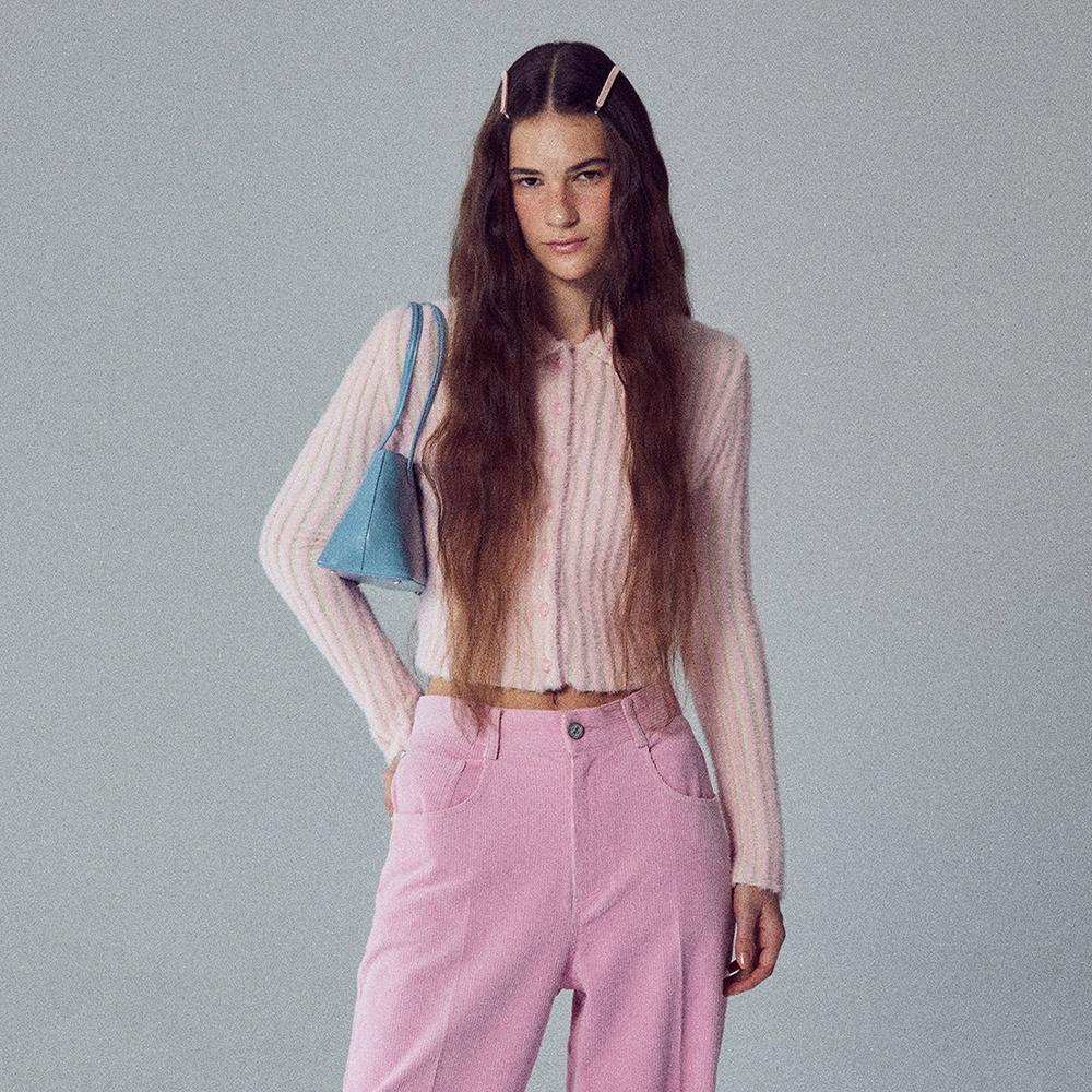 23FW LEONI CARDIGAN (PINK)