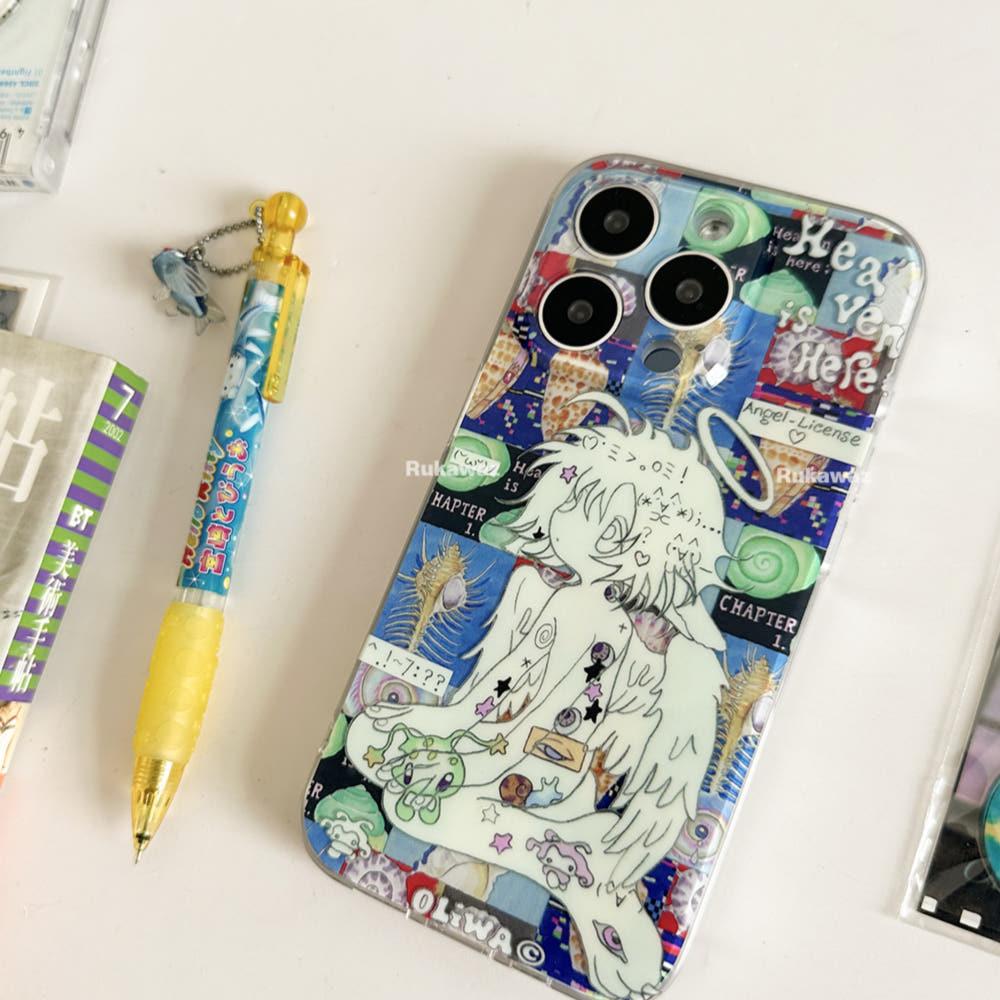 RUKAWAZ x Oliwa Heaven is here 젤 아이폰 15프로맥스케이스