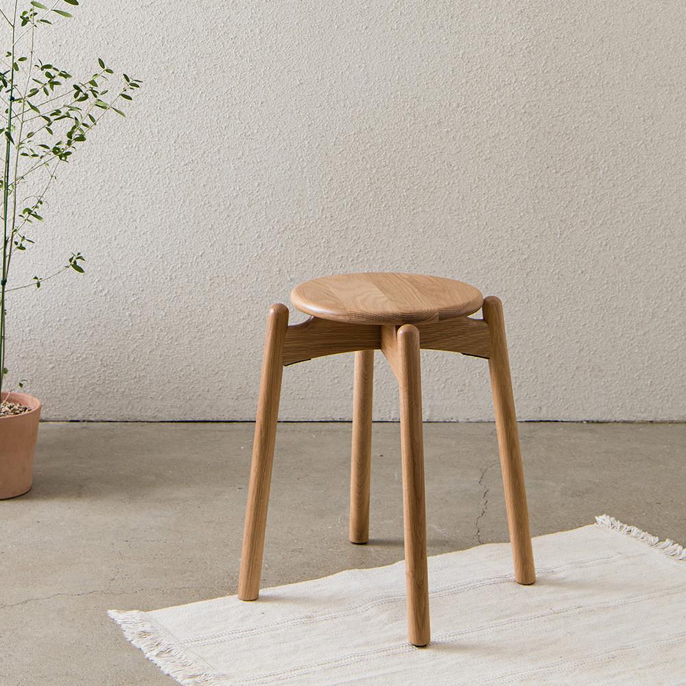 오투가구 마인 원형 스툴 사이드 테이블 카페 다이닝