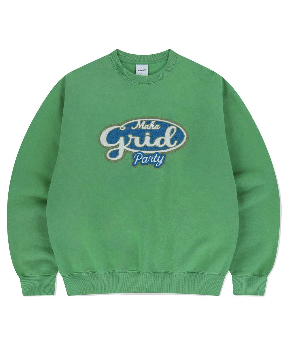 MAHAGRID PARTY SWEATSHIRT [GREEN]