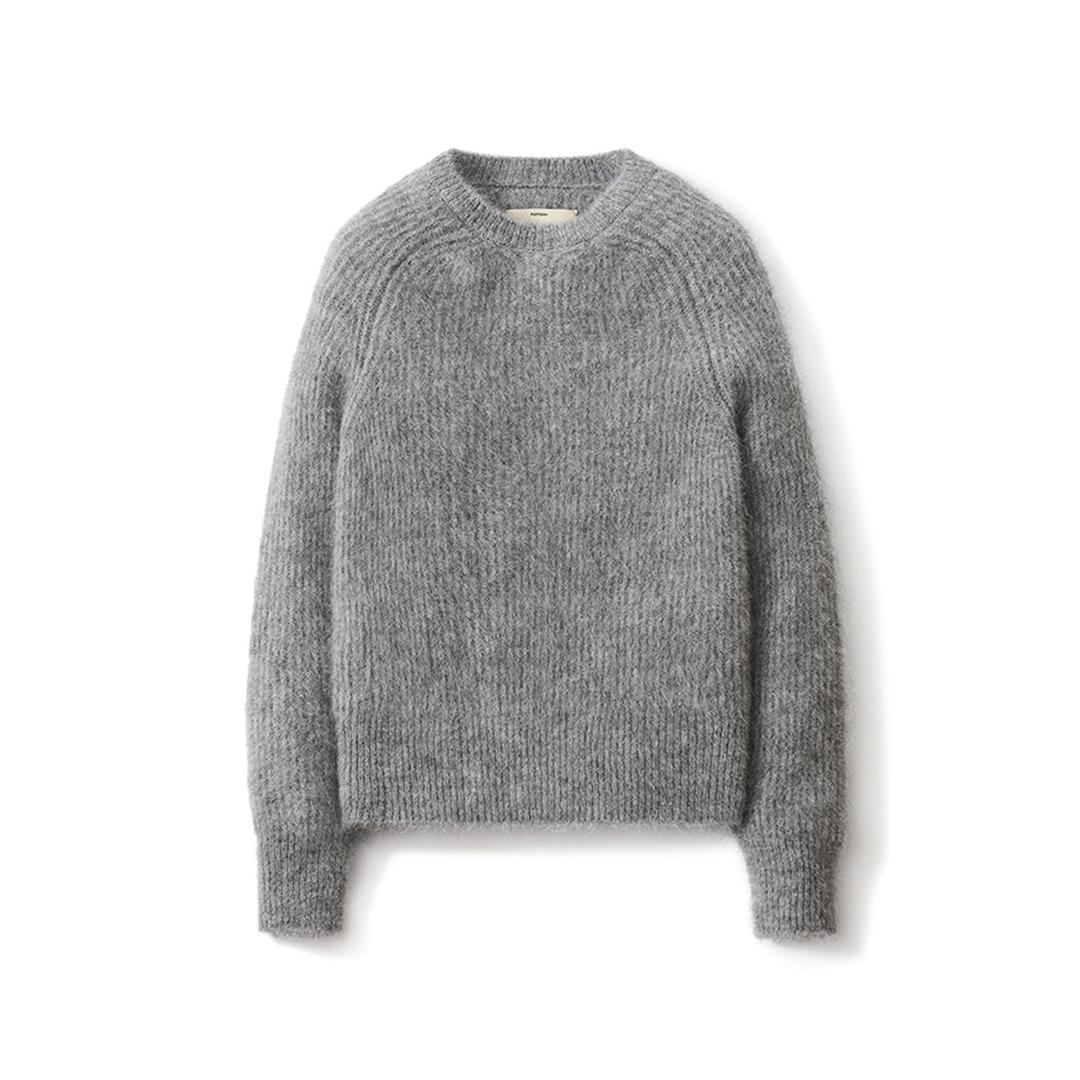 W Comfort Crewneck Knit_Gray