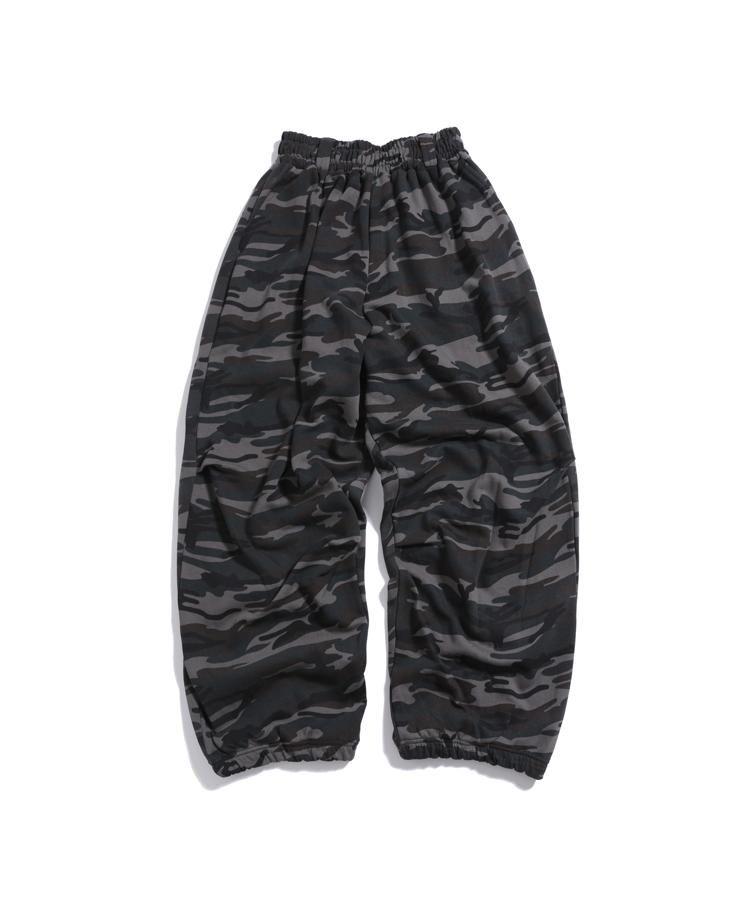 [BP2DISORDER] TWO-TUCK WIDE PANTS CAMO