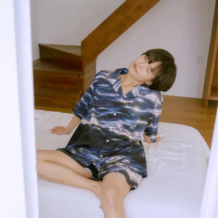 [29CM 단독] nature river light pajama 반소매 잠옷 세트