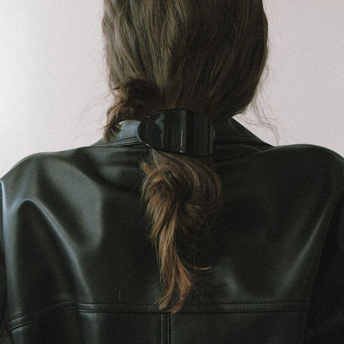 Oval Hair Pin (Black)