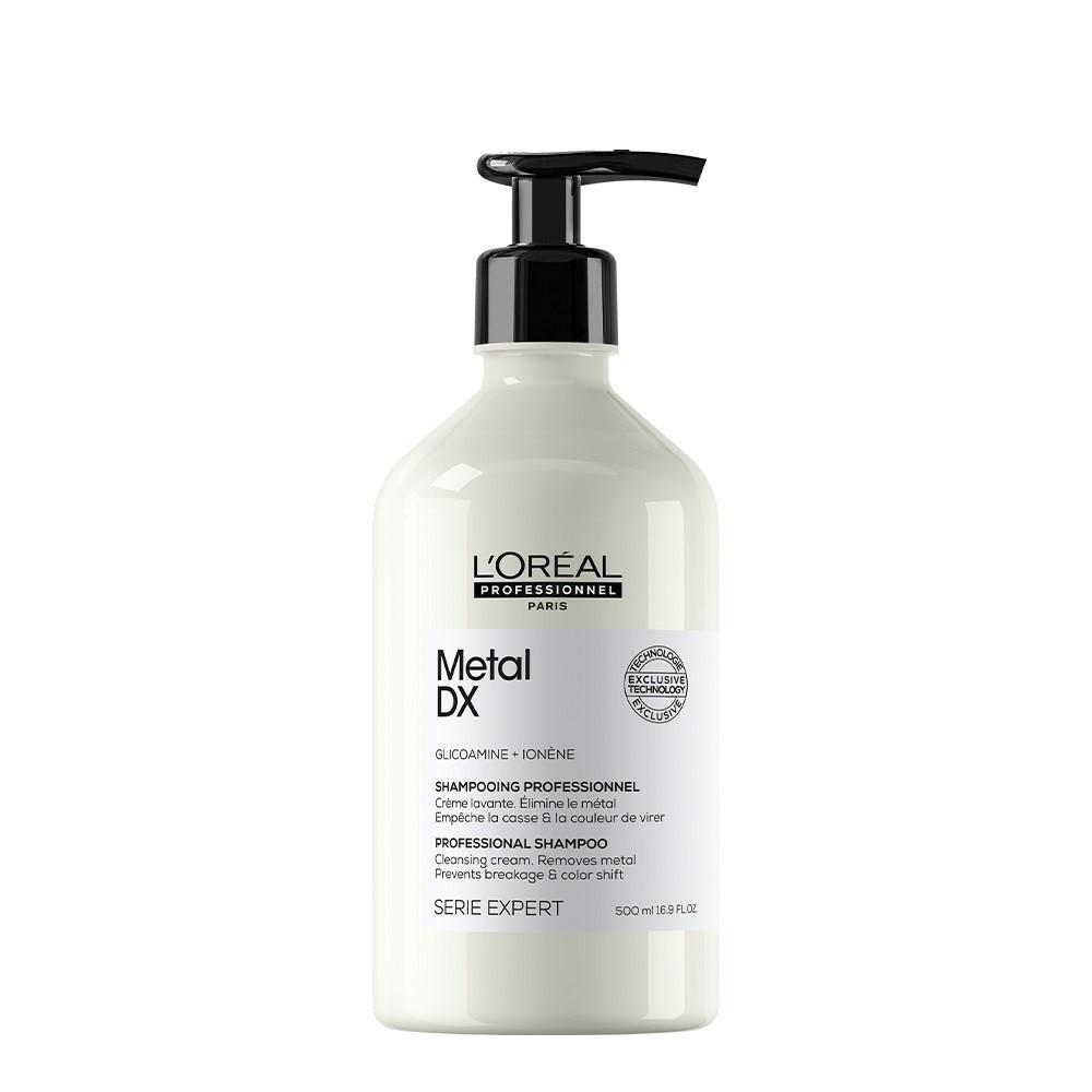 [손상염색모발용] 로레알 프로페셔널 메탈 디엑스 샴푸 500ML (+브러쉬 증정)