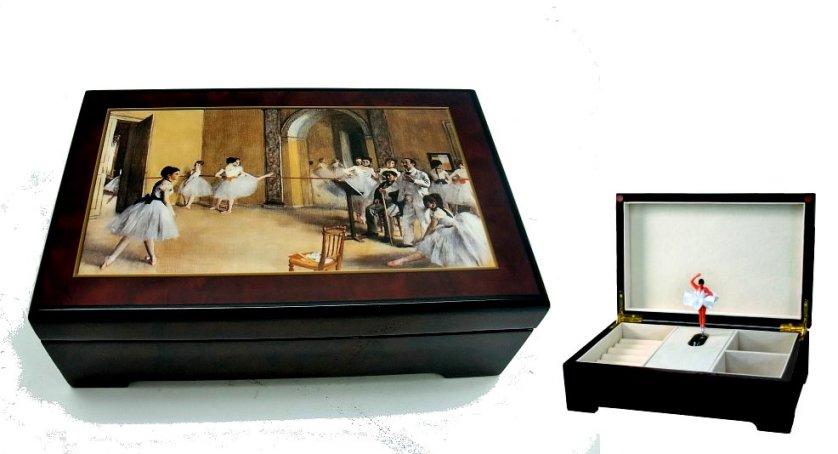 Dancing Ballerina inside of Musical Box by Degas (1.18)
