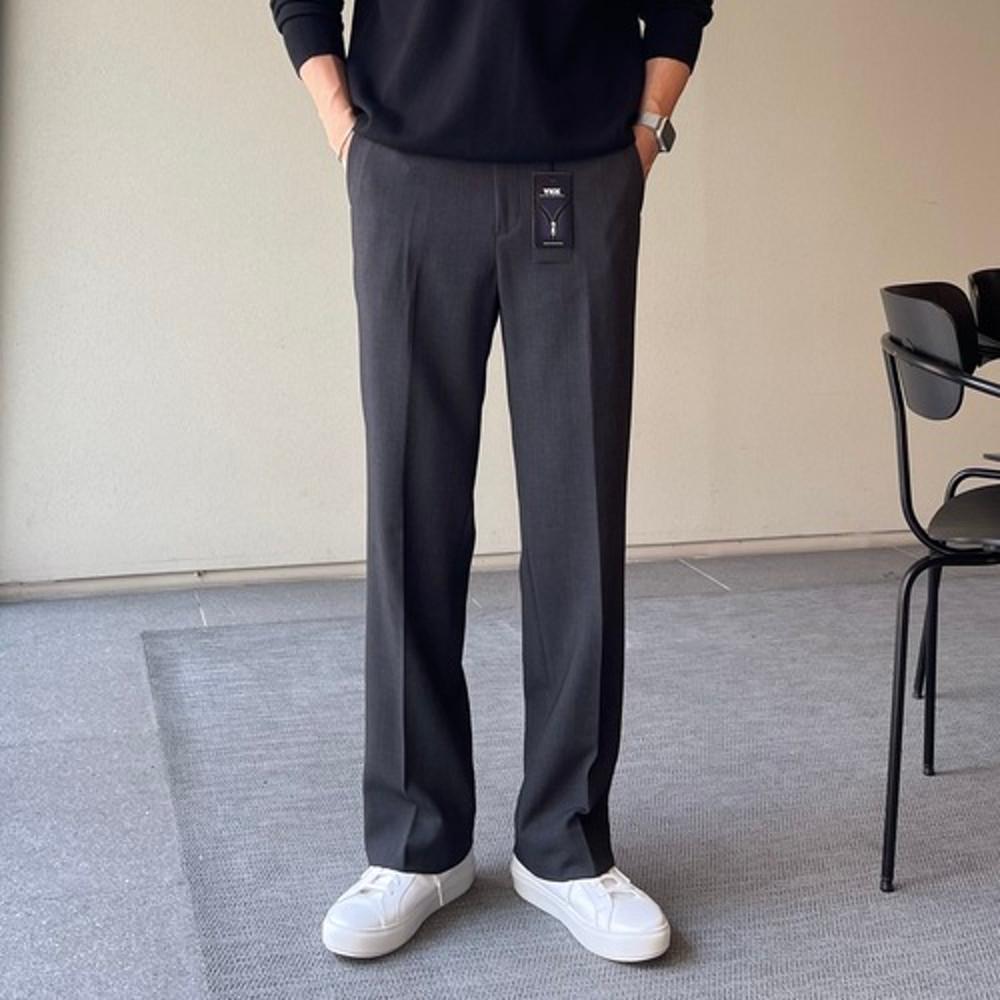 NEW굿핏 세미와이드 히든밴딩 슬랙스 (4color)