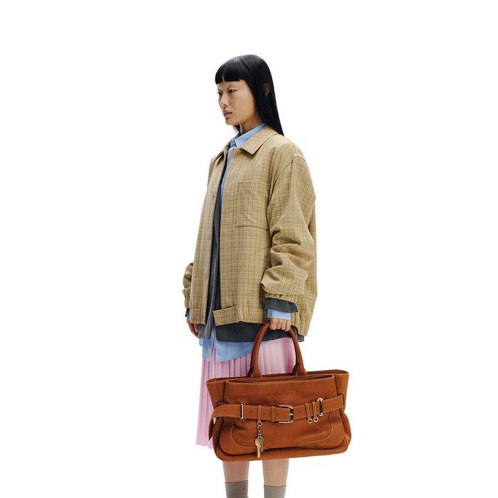 TOTE BROCLE [NUBUCK TAN]