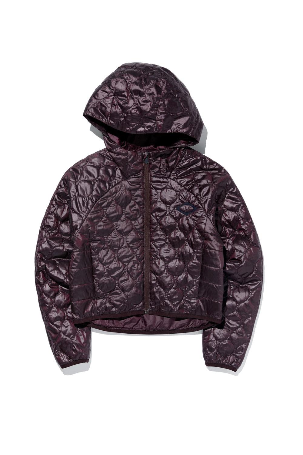 RHOMBUS QUILTED JACKET_PURPLE