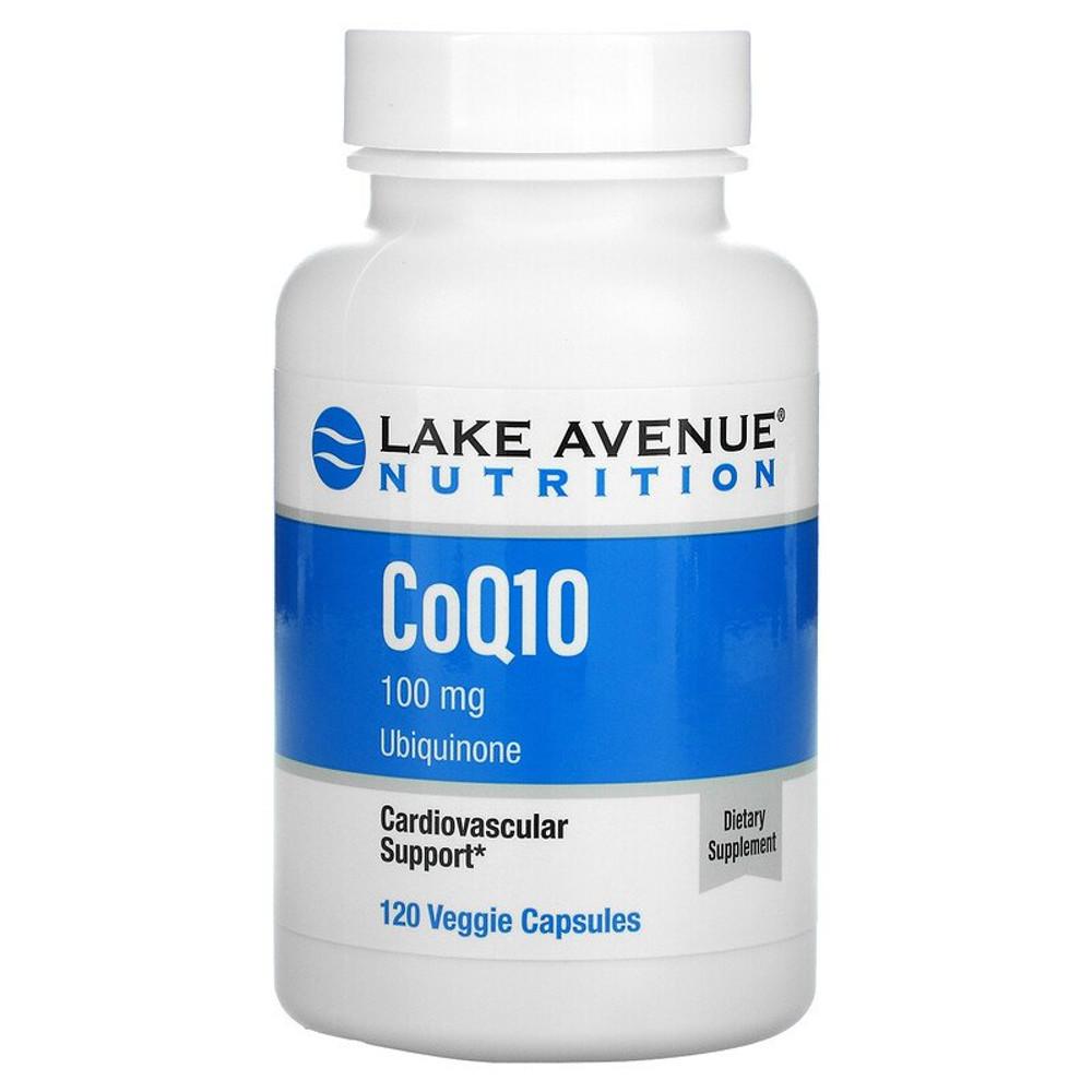 레이크애비뉴 코큐텐 100mg 120 & 360베지캡슐 CoQ10 Ubiquinone USP