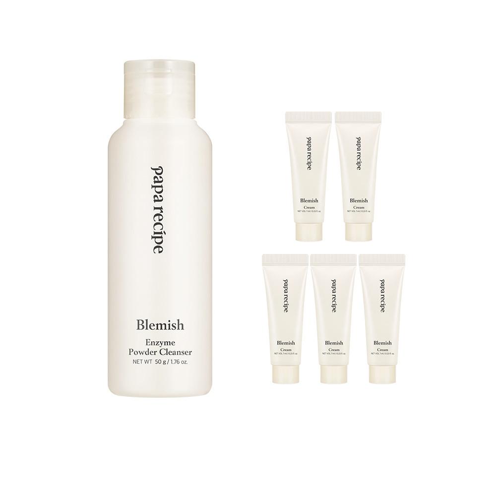 [스토어 단독] 블레미쉬 효소 파우더 클렌저 50g + 블레미쉬 크림7ml(5개)