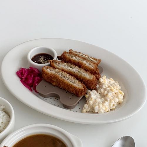 턱스톤 TUXTON 레노 타원형접시 3 size