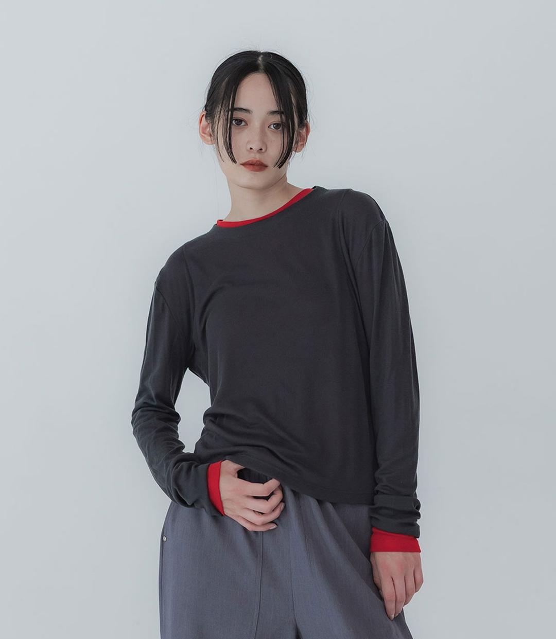 TENCEL SHEER TOP GRAY