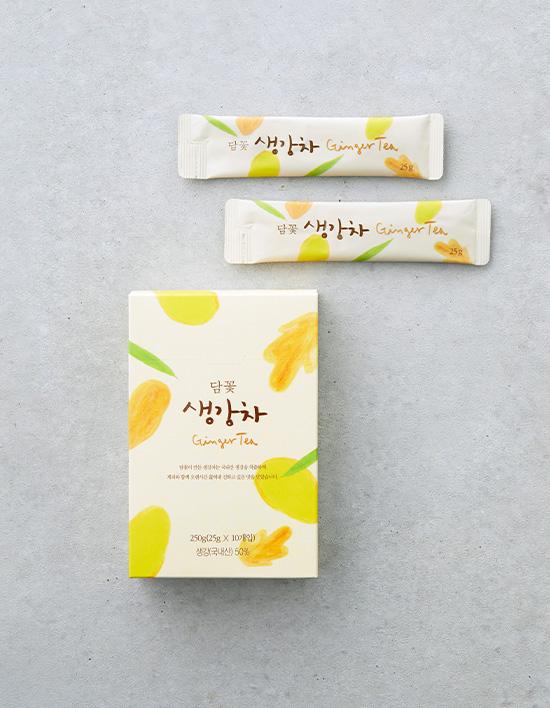 [담꽃] 생강차 스틱 (10개입)