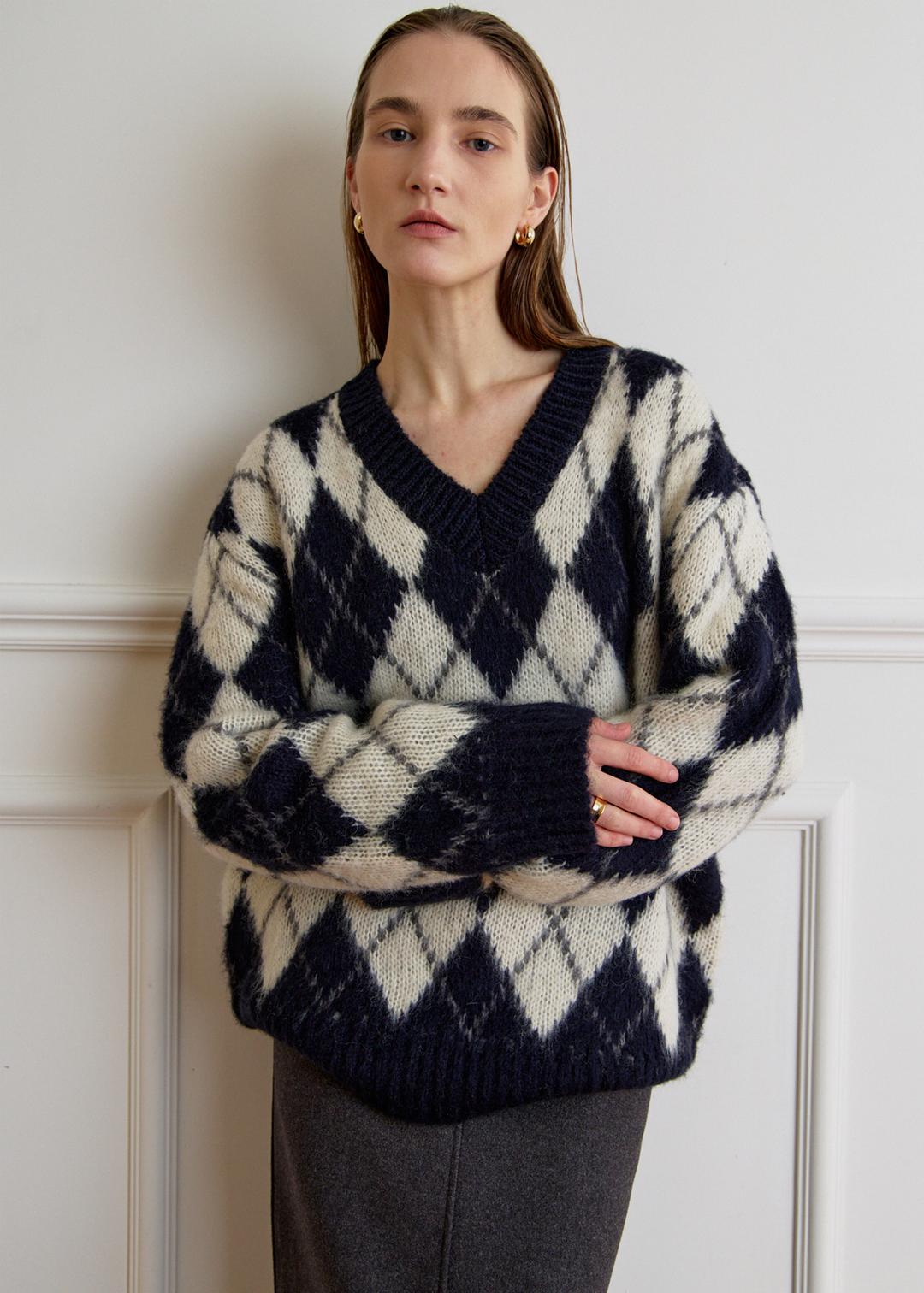 Dia brush knit (3color)