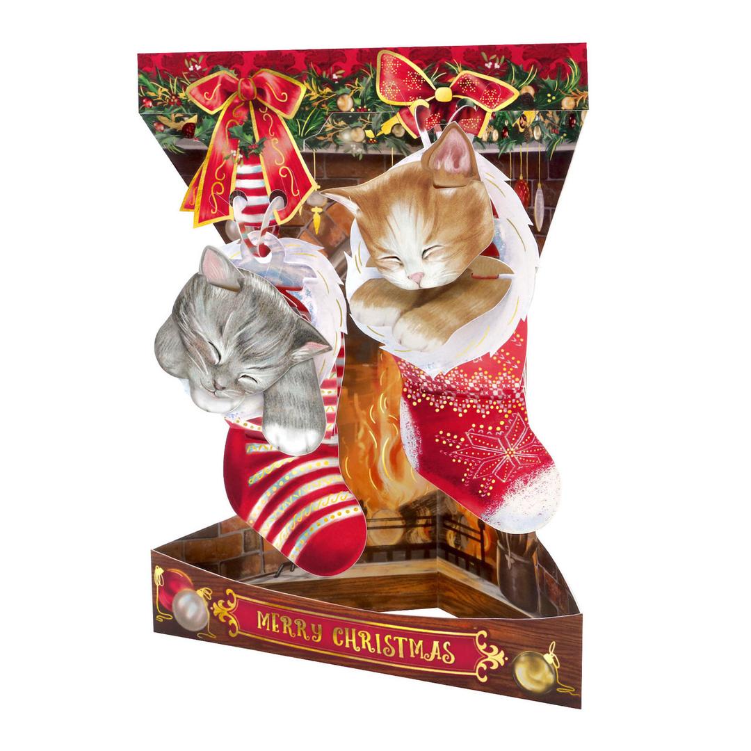 Christmas Kittens Swing 카드