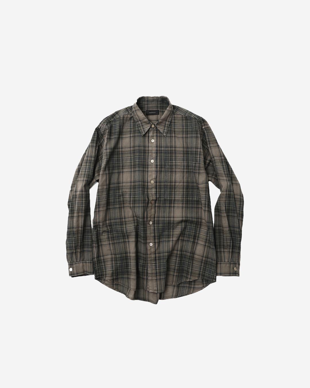 EASY CHECK SHIRTS V16 (KHAKI BROWN)