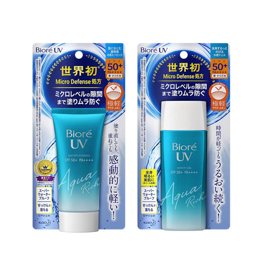 비오레(Biore) UV 선크림 아쿠아리치 워터리 에센스/젤(일반, 대용량)