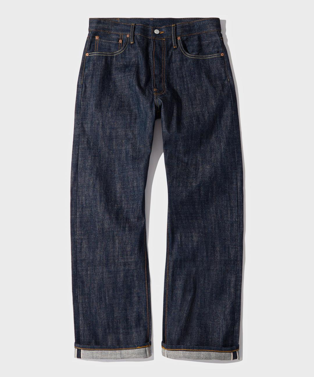 30S CINCH BACK SELVEDGE WIDE PANTS_INDIGO