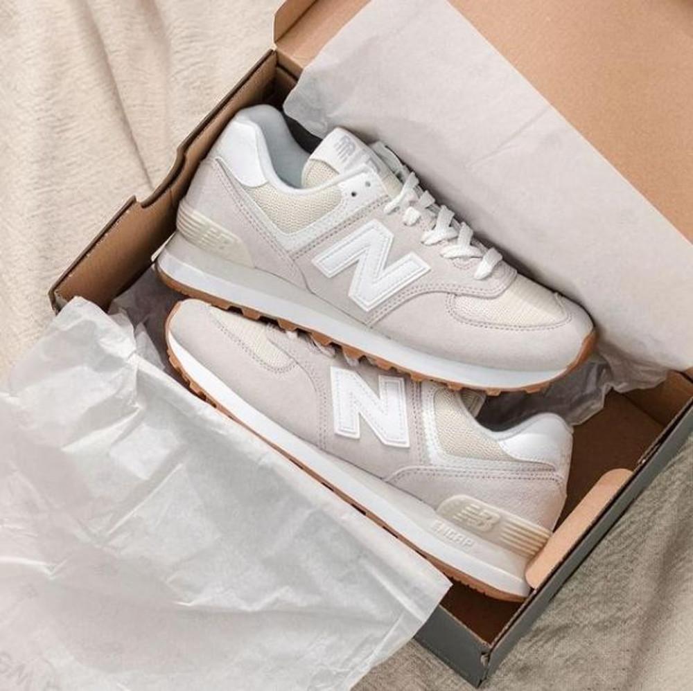 뉴발란스574 그레이 베이지 핑크 WL574