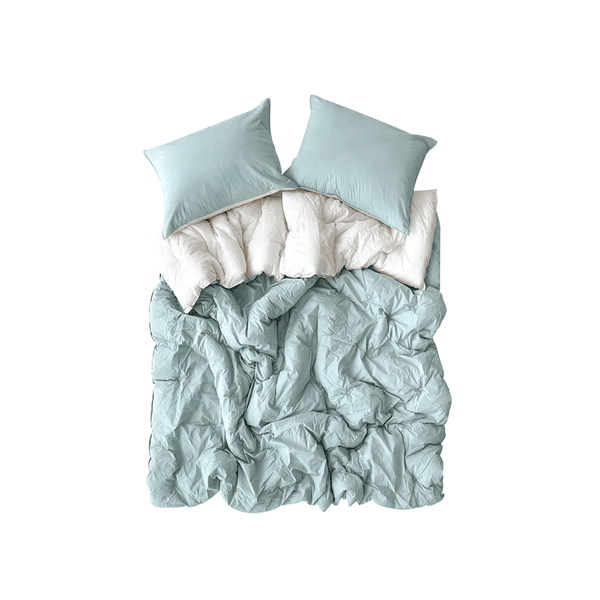 Fog mint bedding set