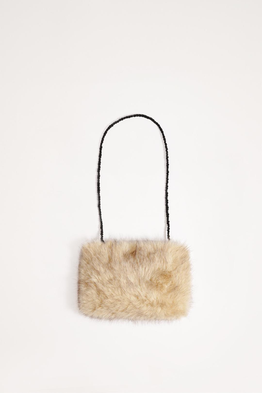 [1ST] MEMOIR FUR BAG BEIGE